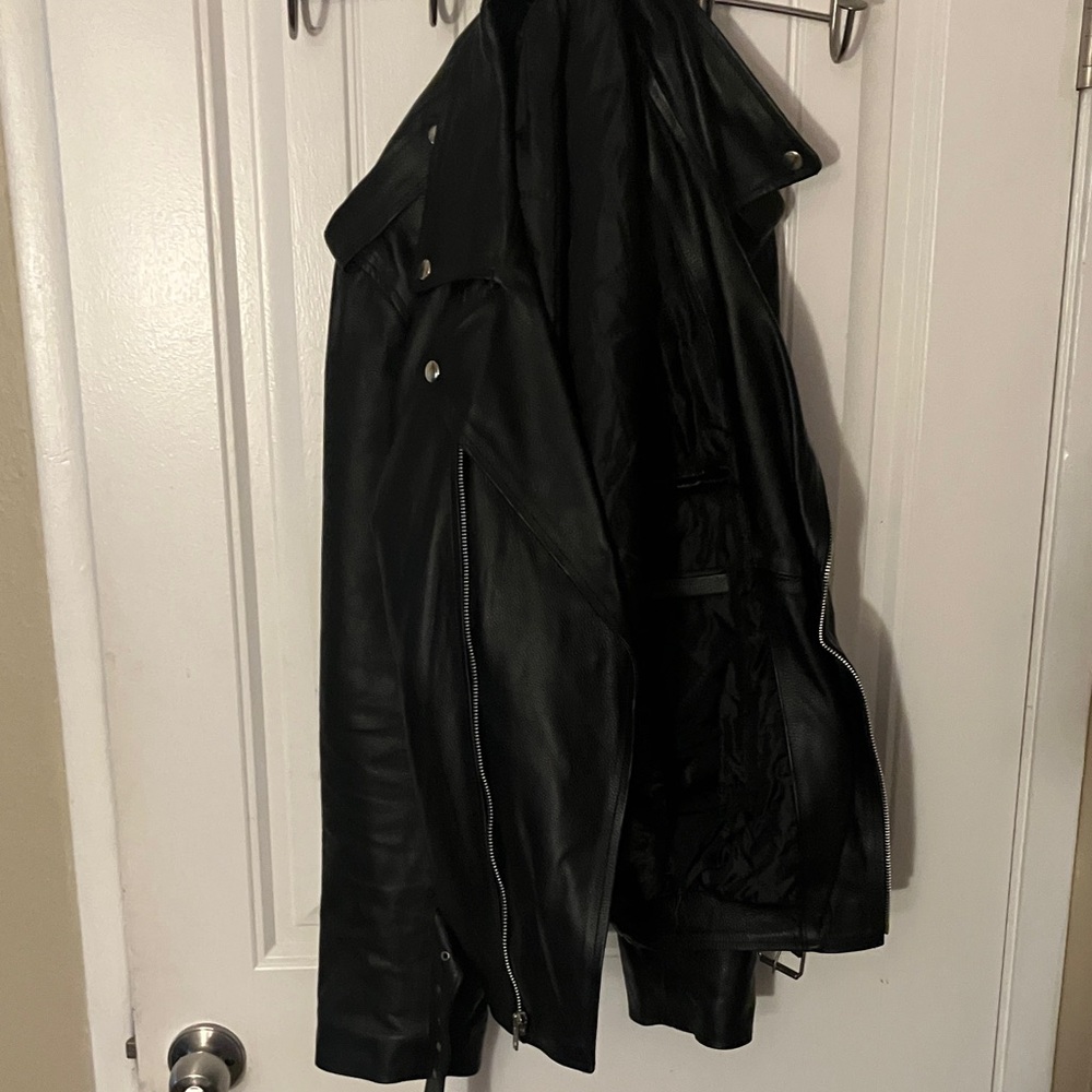 Men's Black Leather Jacket
